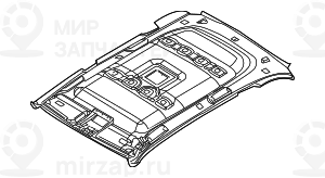 Фасоная панель потолка с SHD SCHWARZ
 BMW 51448268360