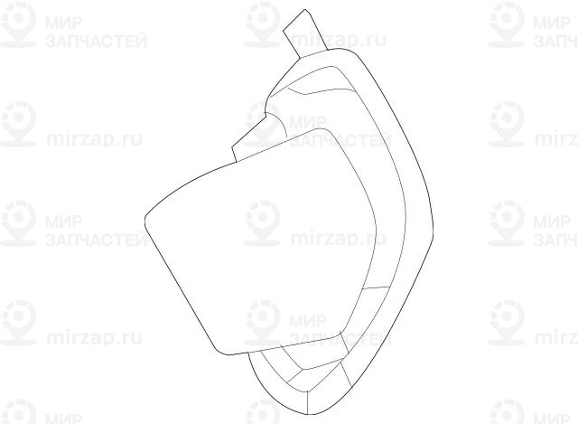 Запчасть Mercedes-Benz A1678856700