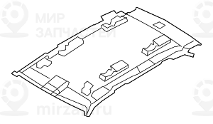 Фасонная панель потолка HIMMELGRAU
 BMW 51449123917