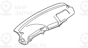 облицовка панели приборов SCHWARZ
 BMW 51457143393