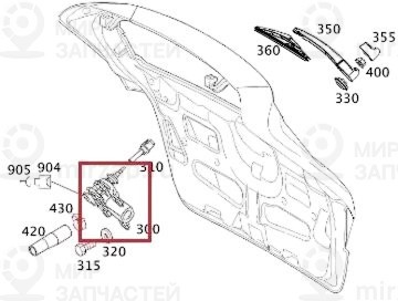 Мотор стеклоочистителя
 Mercedes-Benz A1698201440