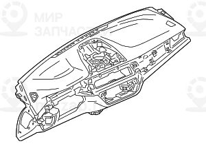 Instrumententafel Leder Head-Up Display
 BMW 51458074936