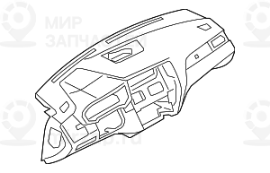 Verkleidung Instrumententafel
 BMW 51459311547