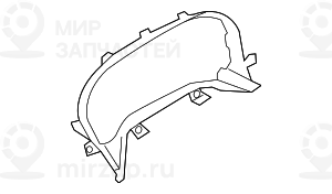Blende Instrumentenkombi
 BMW 51459387222