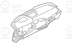 Instrumententafel Leder H
 BMW 51459471916