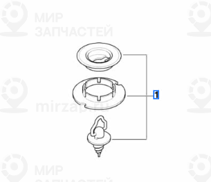 Резьбовая крышка ANTHRAZIT
 BMW 51471919171