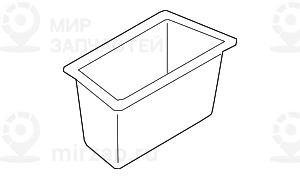 Вещевой ящик в багажном отделении Л
 BMW 51472991385
