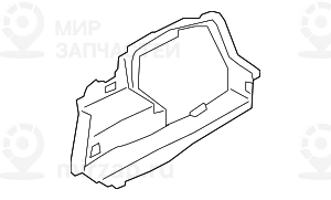 Обшивка багажного отделения П
 BMW 51476956430