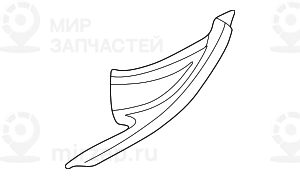 Накладка молдинга порога П Зд SCHWARZ
 BMW 51477014624