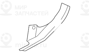 Защитная планка порога П Зд Внутр SCHWARZ
 BMW 51477272594