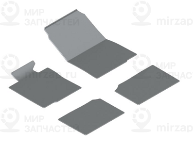 Комплект ножных ковриков Velours GRAU
 BMW 51477316572