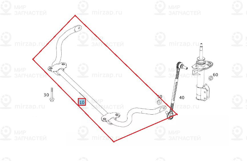 Запчасть Mercedes-Benz A2043231965
