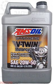 AMSOIL V-Twin Synthetic Motorcycle Oil 20W-50 784 л. AMSOIL MCV1G