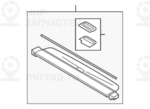 Защитная шторка в багажном отделении
 BMW 51477402708