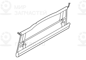 Trennnetz / Sichtschutz Gepдckraum
 BMW 51477446327