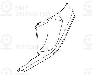 Abdeckleiste Einstieg Hin
 BMW 51477446642