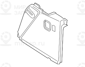 Verkleidung Gep?ckraum Li
 BMW 51477452453
