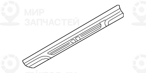 Накладка порога П BMW INDIVIDUAL
 BMW 51477893602