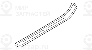 Накладка порога Л INDIVIDUAL
 BMW 51478046479
