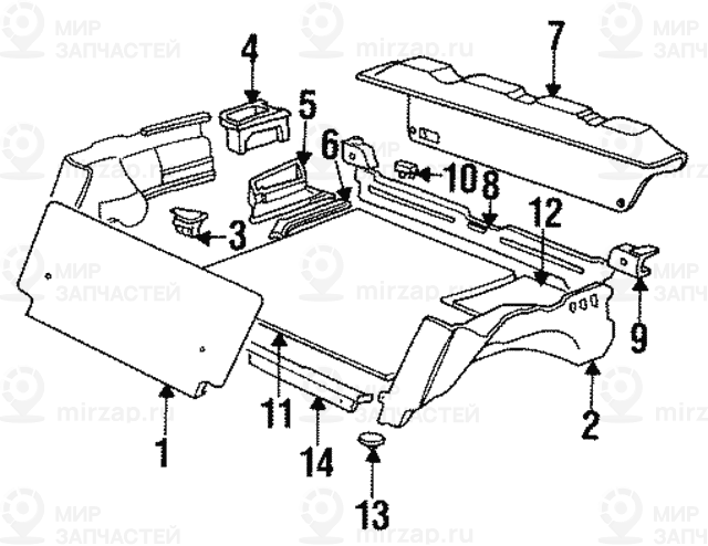 Опора П
 BMW 51478122392