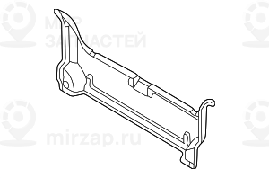 Облицовка замыкающего щитка SCHWARZ
 BMW 51478157849