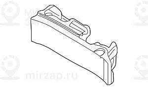 Прокладка съемной полки П Зд SCHWARZ
 BMW 51478185238