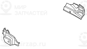 Облицовка колесной ниши в багаж.отд.П
 BMW 51479113342