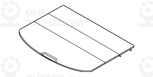 полка за задним сиденьем ANTHRAZIT
 BMW 51479133316