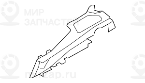 Пояс багажного отделения П Зд SCHWARZ
 BMW 51479135304