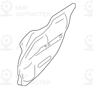 Звукоизоляция двери П Зд
 BMW 51482992424