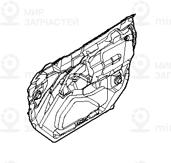 Звукоизоляция двери Л Пд
 BMW 51487114713
