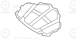 Звукоизоляция капота
 BMW 51487158420