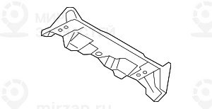 Теплоизоляция заднего дополнит.глушителя
 BMW 51487180631