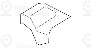 Теплоизоляция доп.глушителя за основн.Л
 BMW 51487185211
