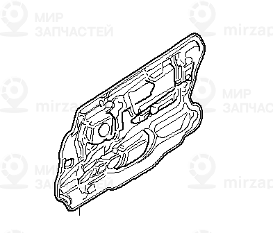 Звукоизоляция двери Л Пд
 BMW 51487204349