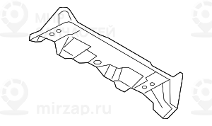 Теплоизоляция заднего дополнит.глушителя M
 BMW 51487205150