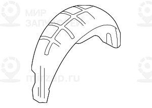 Кожух колесной ниши П Зд
 BMW 51487248210