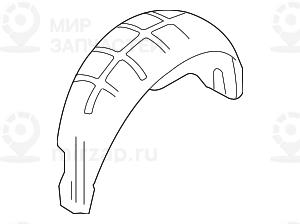 Облицовка колесной ниши л зд
 BMW 51487290669