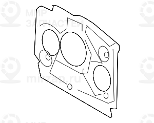 Schallisolierung Motorraum Links
 BMW 51487336283