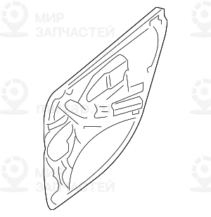 Звукоизоляция двери Л Зд
 BMW 51488230221