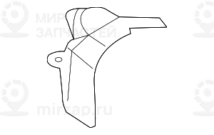Щиток петли Л
 BMW 51497027265