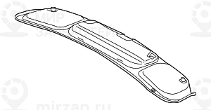 Облицовка багажной двери Вх BASALTGRAU HELL
 BMW 51497149229