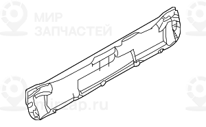 Облицовка багажной двери Нж SCHWARZ
 BMW 51497172145