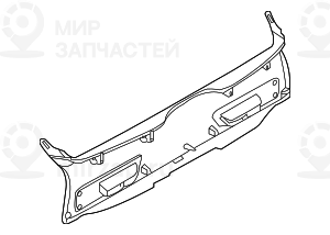 Облицовка багажной двери Ср TABAK
 BMW 51497188393