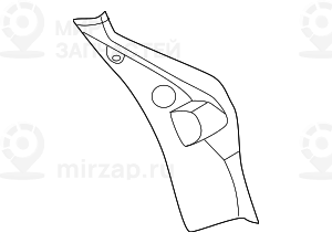 Blende Wasserrinne Rechts
 BMW 51497424428