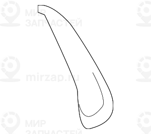 Blende Wasserrinne Links
 BMW 51497443809