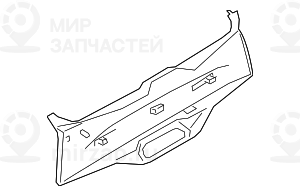 Verkleidung Heckklappe Mi
 BMW 51497479055