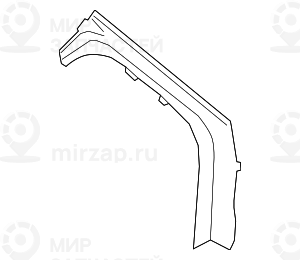 Blende Wasserrinne Hinten
 BMW 51497489091