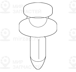 заклепка с распорной втулкой SCHWARZ
BMW 51498166702