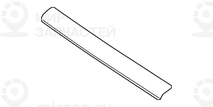 Облицовка багажной двери Вх Наруж SCHWARZ
 BMW 51498190693